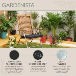 Gardenista Stoelkussen - Waterbestendige Tuinkussens Voor Binnen En Buiten - Zitkussen Met Lint - Kussens Voor Tuinstoel 13 Gardenista Stoelkussen - Waterbestendige Tuinkussens Voor Binnen En Buiten - Zitkussen Met Lint - Kussens Voor Tuinstoel -Tuin Gerelateerd 1200x1198 7