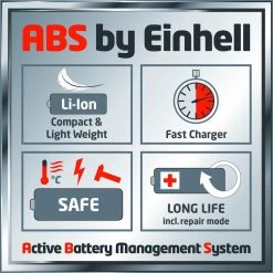 Einhell Accu Bladblazer GE-CL 18 Li E Kit (1x2,0Ah) Power X-Change (Li-Ion - 18 V - 12000 Min-1 - 210 Km/h Blaasluchtstroom - Incl. 2,0 Ah Accu En Lader) -Tuin Gerelateerd 1200x1199 10