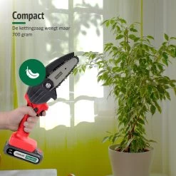 Mardin Mini Kettingzaag - Snoeizaag - Kettingzaag - Kettingzaag Electrisch Met 2 Accu - Inclusief Koffer - 1 Extra Accu - Rood -Tuin Gerelateerd 1200x1199 15