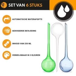 Waterdruppelaar Blauw Set Van 6 Stuks Voor Planten – 27 CM – Automatisch Watergeefsysteem Voor Kamerplanten – Planten Watergever Met Druppelsysteem – Waterbol -Tuin Gerelateerd 1200x1200 1007
