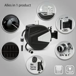 Sens Design Slanghaspel - Tuinslang Haspel - Automatisch - Zwart - 20m -Tuin Gerelateerd 1200x1200 1071