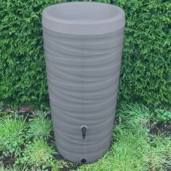 Regenton Wave - 240 Liter - Grijs -Tuin Gerelateerd 1200x1200 1130