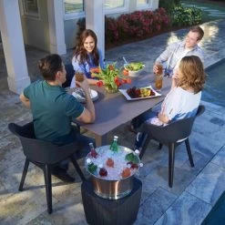 Allibert Akola Tuinstoelen - 2 Stuks -56,5x55x80cm - Donkergrijs -Tuin Gerelateerd 1200x1200 114