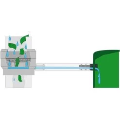 Regenton Vulautomaat 60 - 100 Mm + Afsluiter En Bladvanger -Tuin Gerelateerd 1200x1200 1140