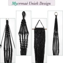 4 Stuks Luxe Macrame Plantenhangers - Boho Handgeweven Katoen Hangpot Voor Binnen/Buiten - Hangende Bloempot Met Kralen - Macramé Touw/Koord Hangplant Houder - Bohemian Wandhanger Decoratie - Plant Hanger - Verticale Tuin Bloempothouder Planthanger 11 4 Stuks Luxe Macrame Plantenhangers - Boho Handgeweven Katoen Hangpot Voor Binnen/Buiten - Hangende Bloempot Met Kralen - Macramé Touw/Koord Hangplant Houder - Bohemian Wandhanger Decoratie - Plant Hanger - Verticale Tuin Bloempothouder Planthanger -Tuin Gerelateerd 1200x1200 1241