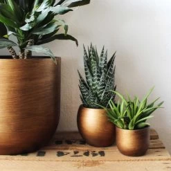 Capi Europe - Bloempot Bol Retro - 23x21 - Goud - Bloempot Voor Binnen - BRTG134 -Tuin Gerelateerd 1200x1200 1274