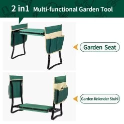 Uten - Kniebankje Tuin - Knie Steun - Tuinkruk Inklapbaar - Kniesteun Tuinieren - Kniekussen - Tot 150 Kg - Groen -Tuin Gerelateerd 1200x1200 186