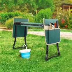 Uten - Kniebankje Tuin - Knie Steun - Tuinkruk Inklapbaar - Kniesteun Tuinieren - Kniekussen - Tot 150 Kg - Groen -Tuin Gerelateerd 1200x1200 187