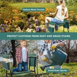 Uten - Kniebankje Tuin - Knie Steun - Tuinkruk Inklapbaar - Kniesteun Tuinieren - Kniekussen - Tot 150 Kg - Groen -Tuin Gerelateerd 1200x1200 189