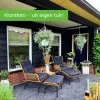 BUITEN Living Dex Wicker Loungestoel Tuin Incl. Wicker Voetenbank | Wicker + Aluminium | Bamboe Antraciet -Tuin Gerelateerd 1200x1200 191