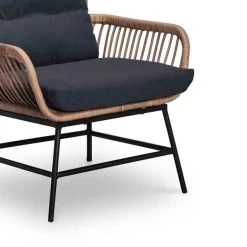 BUITEN Living Dex Wicker Loungestoel Tuin Incl. Wicker Voetenbank | Wicker + Aluminium | Bamboe Antraciet -Tuin Gerelateerd 1200x1200 194