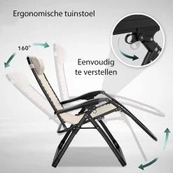 Sens Design Tuinstoel - Ligstoel Tuin - Beige -Tuin Gerelateerd 1200x1200 199