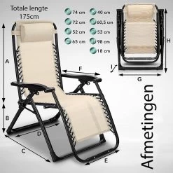 Sens Design Tuinstoel - Ligstoel Tuin - Beige -Tuin Gerelateerd 1200x1200 201