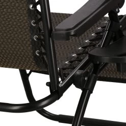 Springos Tuinstoel | Ligstoel | Opvouwbaar | Verstelbaar | Ergonomische Hoofdsteun | Bruin / Zwart -Tuin Gerelateerd 1200x1200 203