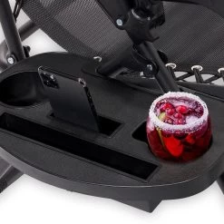 LifeGoods Opvouwbare Tuinstoelen - Verstelbaar Zonnescherm - 2 Stuks - 30°-90° Verstelbaar - Metaal - Zwart -Tuin Gerelateerd 1200x1200 215