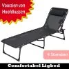 Opvouwbaar Ligbed | Ligstoel | Relaxstoel | Weersbestendig | Camping / Tuin / Zwembad / Balkon / Terras / Strand | Incl. Hoofdkussen | Verstelbaar | Luxe -Tuin Gerelateerd 1200x1200 216