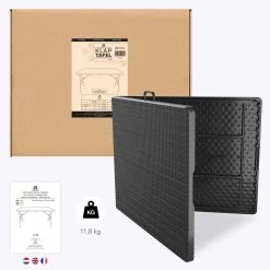 LifeGoods Klaptafel - Inklapbaar - 180 Cm - 6 Tot 8 Personen - Zwart -Tuin Gerelateerd 1200x1200 238