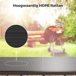 LifeGoods Klaptafel - Inklapbaar - 180 Cm - 6 Tot 8 Personen - Zwart -Tuin Gerelateerd 1200x1200 239