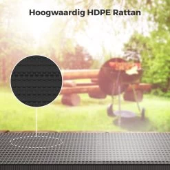 LifeGoods Klaptafel - Inklapbaar - 120 Cm - 4 Personen - Zwart -Tuin Gerelateerd 1200x1200 251