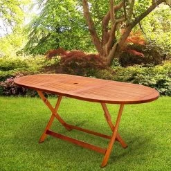 Merkloos Tuintafel Acaciahout - 160x85x75cm - FSC-gecertificeerd -Tuin Gerelateerd 1200x1200 255