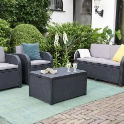 Allibert Arica Tuintafel - 79x59,5x42 Cm - Grafiet -Tuin Gerelateerd 1200x1200 266