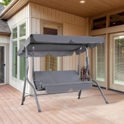 Merkloos Casaria Hollywood Schommel - Antraciet - Incl. Zonnekap 14 Merkloos Casaria Hollywood Schommel - Antraciet - Incl. Zonnekap -Tuin Gerelateerd 1200x1200 29