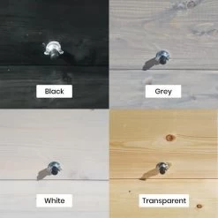 GoudmetHout Inklapbare Balkontafel - Balkonbar - Balkon Tafel - 99 Cm - Hout - Transparant Wash - Reling Smal -Tuin Gerelateerd 1200x1200 305