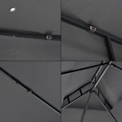 Paviljoen Lanciano Partytent 4x3x2,65 Cm Donkergrijs -Tuin Gerelateerd 1200x1200 314