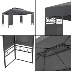 Paviljoen Lanciano Partytent 4x3x2,65 Cm Donkergrijs -Tuin Gerelateerd 1200x1200 316
