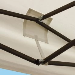 LifeGoods Partytent - 3x3 M - Zijwanden - Easy Up - Opvouwbaar - Waterdicht - Draagtas Met Wieltjes - Beige -Tuin Gerelateerd 1200x1200 328