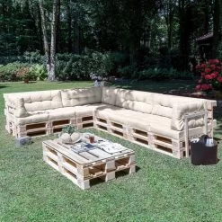 Beautissu Elements – Palletkussen 120x40cm - Rugkussen Natuur In Matraskussen Kwaliteit -Tuin Gerelateerd 1200x1200 363