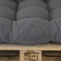 2L Home & Garden Rugkussen Metro Grijs - 60 X 40cm -Tuin Gerelateerd 1200x1200 408