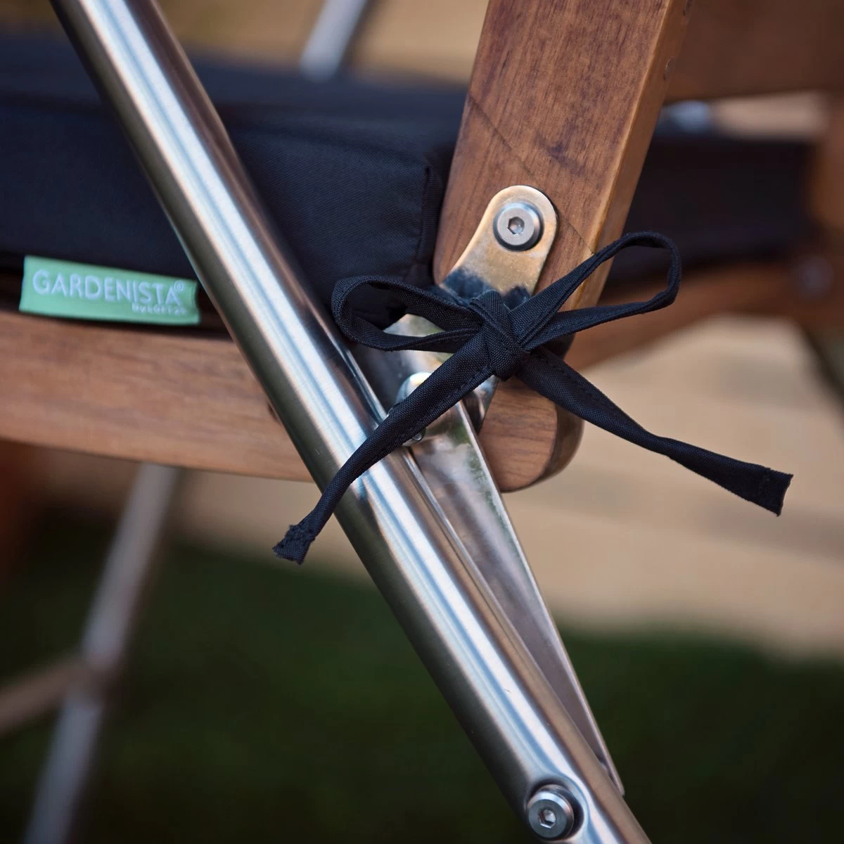 Gardenista Stoelkussen - Waterbestendige Tuinkussens Voor Binnen En Buiten - Zitkussen Met Lint - Kussens Voor Tuinstoel 4 Gardenista Stoelkussen - Waterbestendige Tuinkussens Voor Binnen En Buiten - Zitkussen Met Lint - Kussens Voor Tuinstoel - Afbeelding 2