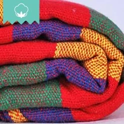 Dubbele Hangmat Rood - 1 Of 2 Persoons - Lig Oppervlak 190x150cm - Lengte 260cm -Tuin Gerelateerd 1200x1200 432