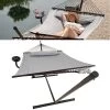 Vita5 Hangmat Met Standaard En Spreidstok – 2 Persoons – Incl. Bekerhouder - Afneembaar Kussen – Uv-bestendig – Lichtgrijs -Tuin Gerelateerd 1200x1200 445
