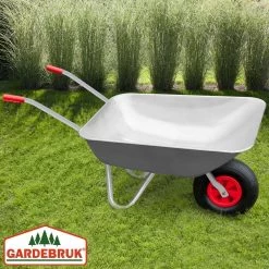 Gardebruk Kruiwagen 80 Liter – Belastbaarheid 100 Kg - Zilver -Tuin Gerelateerd 1200x1200 499