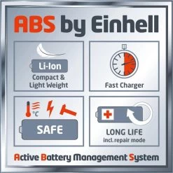 Einhell Accu Bladblazer GE-CL 18 Li E Kit (1x2,0Ah) Power X-Change (Li-Ion - 18 V - 12000 Min-1 - 210 Km/h Blaasluchtstroom - Incl. 2,0 Ah Accu En Lader) -Tuin Gerelateerd 1200x1200 527