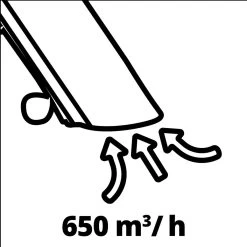 Einhell Elektrische Bladblazer GC-EL 3024 E (blazen, Zuigen & Versnipperen, Zuigbuis Ø75 Mm, Zuigkracht 650 M³/h, Hakselfunctie 10:1, Blaassnelheid 240 Km/h, Opvangzak 40 L) -Tuin Gerelateerd 1200x1200 534