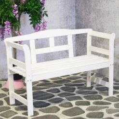 SenS-Line Friesen Tuinbank - Hout - Wit -Tuin Gerelateerd 1200x1200 55