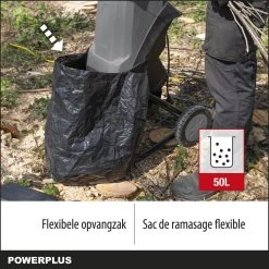 Powerplus POWEG5011 Elektrische Hakselaar Versnipperaar - 2400W - Max. Ø40mm - Incl. Duwstok, Wielen En 50L Opvangzak - Heggen, Bomen En Haag - Tuinonderhoud -Tuin Gerelateerd 1200x1200 555