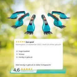 GARDENA AccuCut Li - Grasschaar - 8 Cm Maaibreedte -Tuin Gerelateerd 1200x1200 589