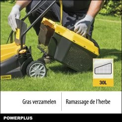 Powerplus POWXG6212T Elektrische Grasmaaier - Grasmachine Voor Kleine En Middelgrote Tuin - 1300W - Maaibreedte 320mm - Verstelbare Maaihoogte - 30L Opvangbak - Incl. Grastrimmer 250W -Tuin Gerelateerd 1200x1200 596