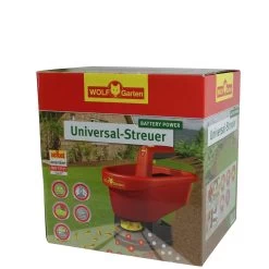 WOLF-Garten Universele Handstrooier WE-B - Strooibreedte Instelbaar 0.5 M-2.5m - Batterij Aandrijving - Inhoud 3 Liter -Tuin Gerelateerd 1200x1200 642