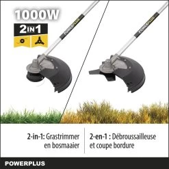 Powerplus POWXG30405 Bosmaaier 2-in-1 - 1000 W - Bosmaaier & Grastrimmer -Tuin Gerelateerd 1200x1200 667