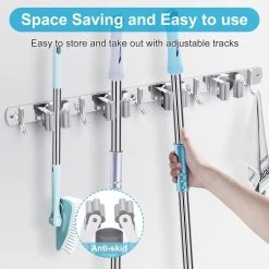 BOTC Bezemhouder - 5 Houders 6 Haken Bezem Ophangsysteem - Zeflklevend - Opbergsysteem - Ophanghaken - Tuingereedschap - Gereedschap Opbergen 10 BOTC Bezemhouder - 5 Houders 6 Haken Bezem Ophangsysteem - Zeflklevend - Opbergsysteem - Ophanghaken - Tuingereedschap - Gereedschap Opbergen -Tuin Gerelateerd 1200x1200 682