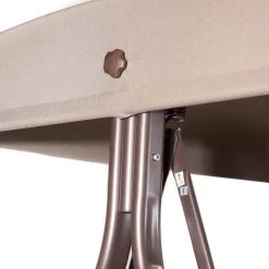 SORARA® Luxe Schommelbank Met Zonnescherm - Bruin - Zware Kwaliteit. -Tuin Gerelateerd 1200x1200 69