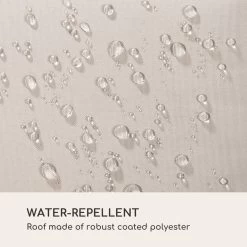 Blumfeldt Palermo Schommelbank - Hollywoodschommel 130 X 207 Cm - Ligbed Met Dak - Schommelstoel Voor 2 Personen - Tuinbank Inclusief Nekkussens - Stalen Frame En Polyester Dak - Grijs -Tuin Gerelateerd 1200x1200 76