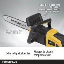 Powerplus POWXG1009 Elektrische Kettingzaag - 2400W - Zwaardlengte 400mm - Automatische Kettingsmering - Incl. 1x Ketting En 1x Zwaard -Tuin Gerelateerd 1200x1200 783