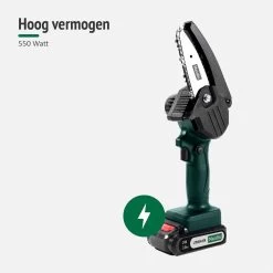 Mardin Mini Kettingzaag - Snoeizaag - Kettingzaag - Kettingzaag Electrisch Met 2 Accu - Inclusief Koffer - 1 Extra Accu - Groen -Tuin Gerelateerd 1200x1200 802