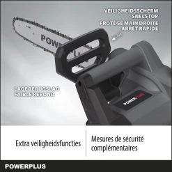 Powerplus POWEG10110 Elektrische Kettingzaag - 2200W - Zwaardlengte 400mm - Automatische Kettingsmering - Incl. 1x Ketting En 1x Zwaard -Tuin Gerelateerd 1200x1200 839